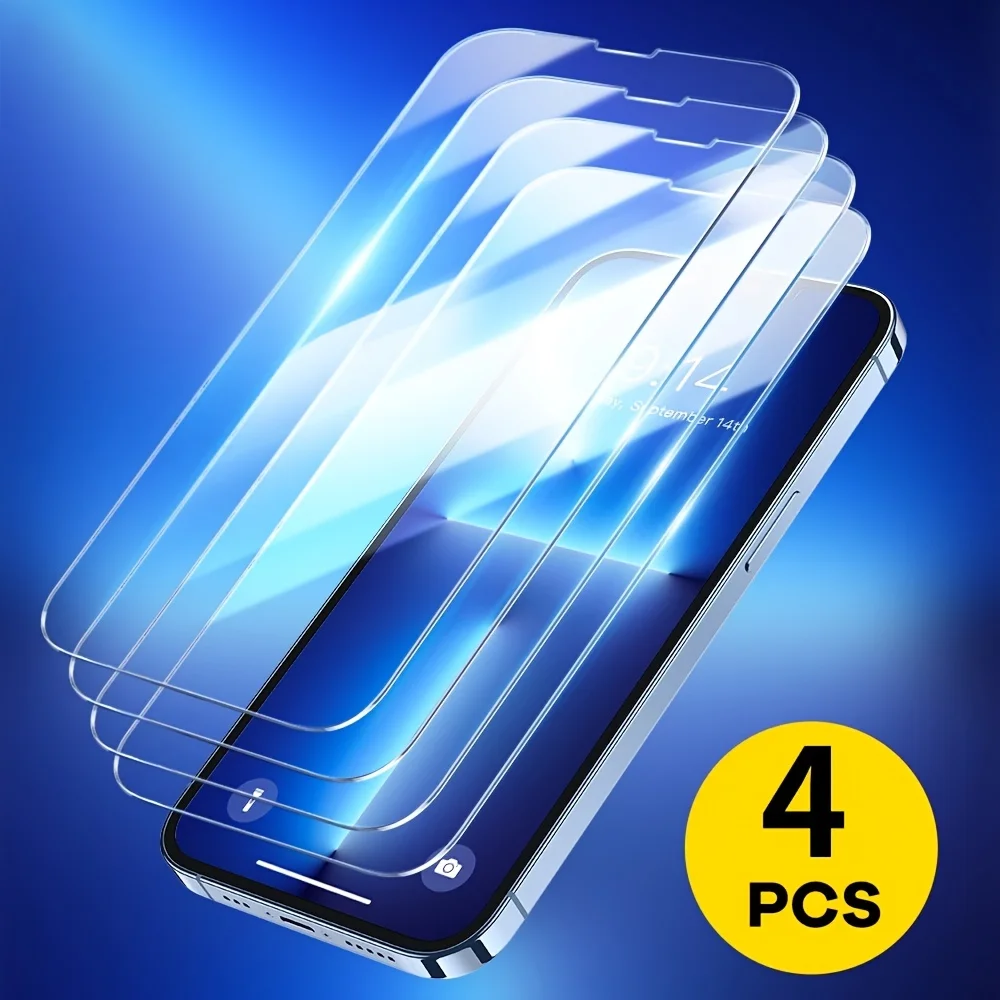 

Закаленное стекло для IPhone14 Plus 13 12 11 Xs Max XR X 8 Plus, Защита экрана для 14 13 12 11 Pro Max, стекло