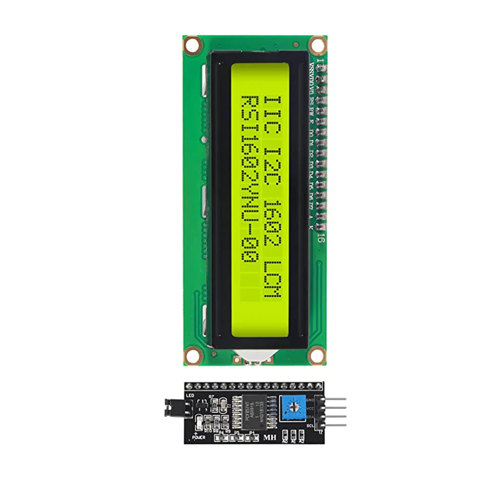 LCD1602 1602 LCD Module Blue / Green Screen 16x2 Character LCD Display PCF8574T PCF8574 IIC I2C Interface 5V for Arduino images - 6