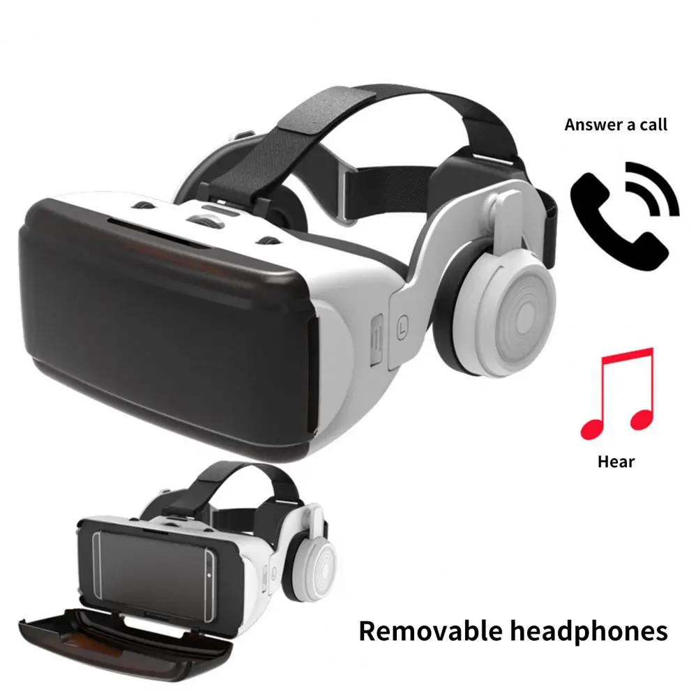 

VR Glasses 1 Set Smart Universal 85 Degree View 3.5mm Earphone Jack 3D Glasses Home VR Headset