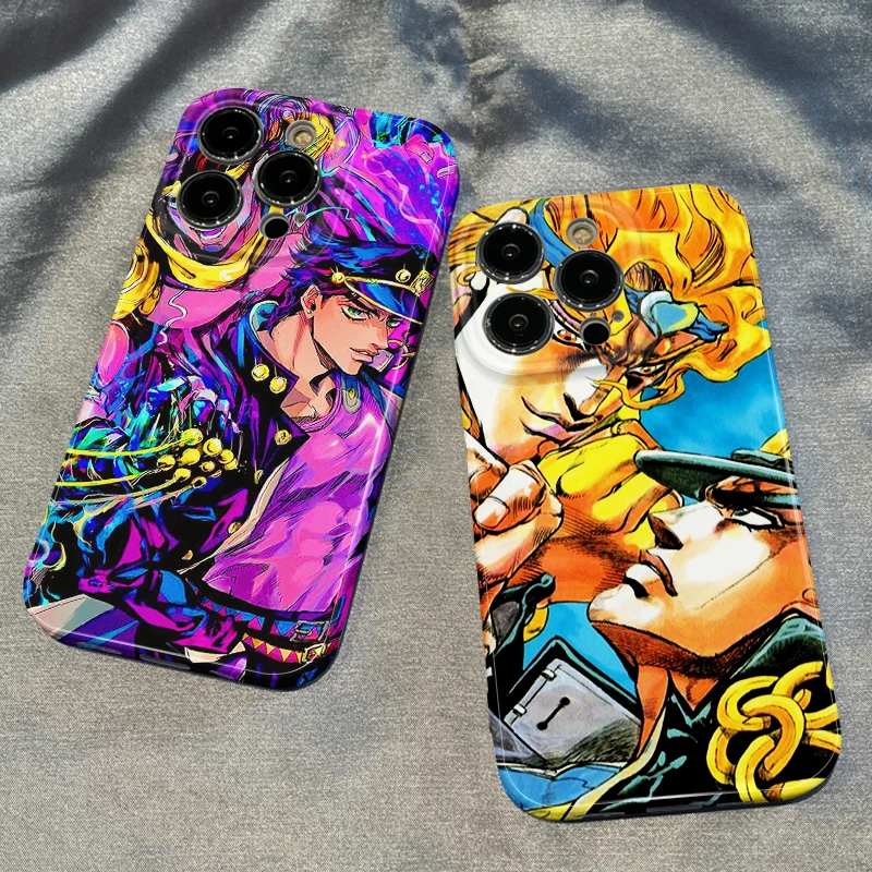 

JoJo Bizarre Adventure Jotaro Phone Case For iPhone 14 13 12 Mini 11 Pro Max X XR XS MAX SE 2020 8 7 Feilin silky feel Cover