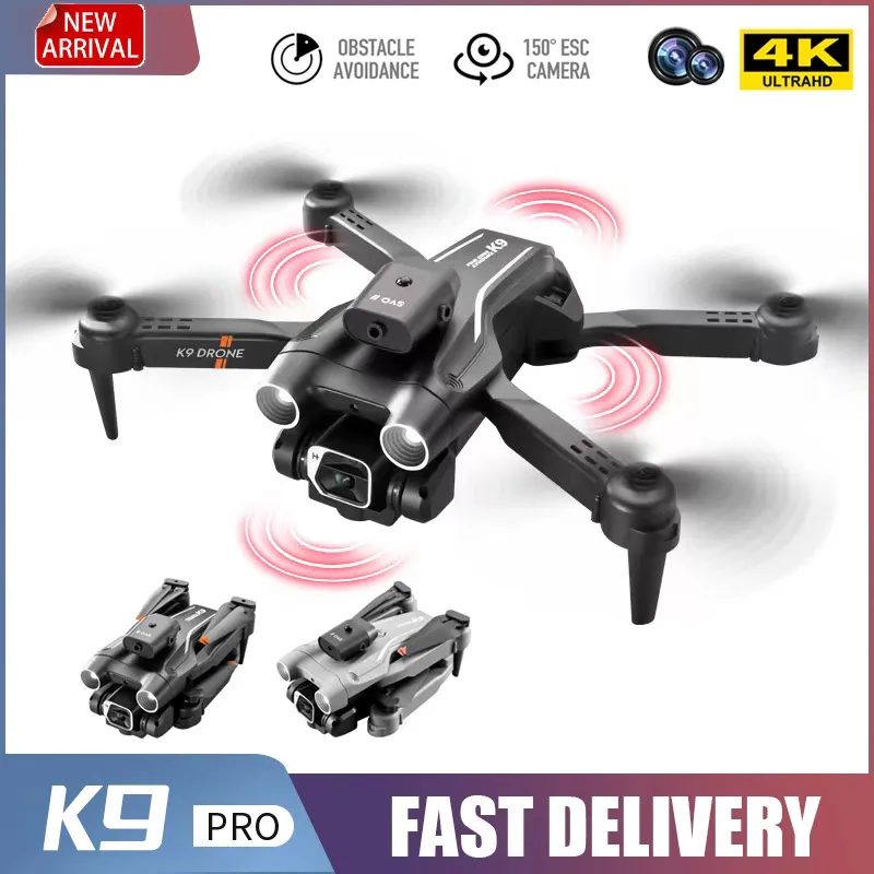 

K9 PRO Mini Drone 4K Professional HD Camera Vs Z908 Optical Flow Localization Four-way Obstacle Avoidance Quadcopter DronToys