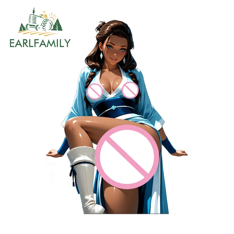 

EARLFAMILY Katara Succubus Butt автомобильные наклейки забавные наклейки для скутера и скейтборда простые солнцезащитные кремы все типы транспортных средств