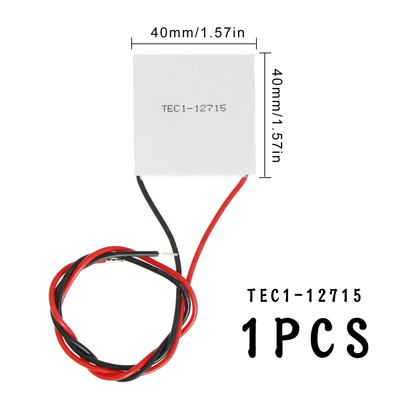 

Термоэлектрический охладитель TEC1-12715 40x40 мм