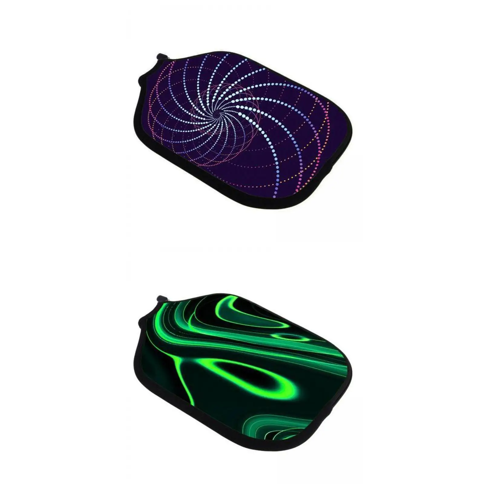 

2Pieces Neoprene Paddle Cover Racket Case Protective Sleeve Durable Dustproof Zipper Waterproof