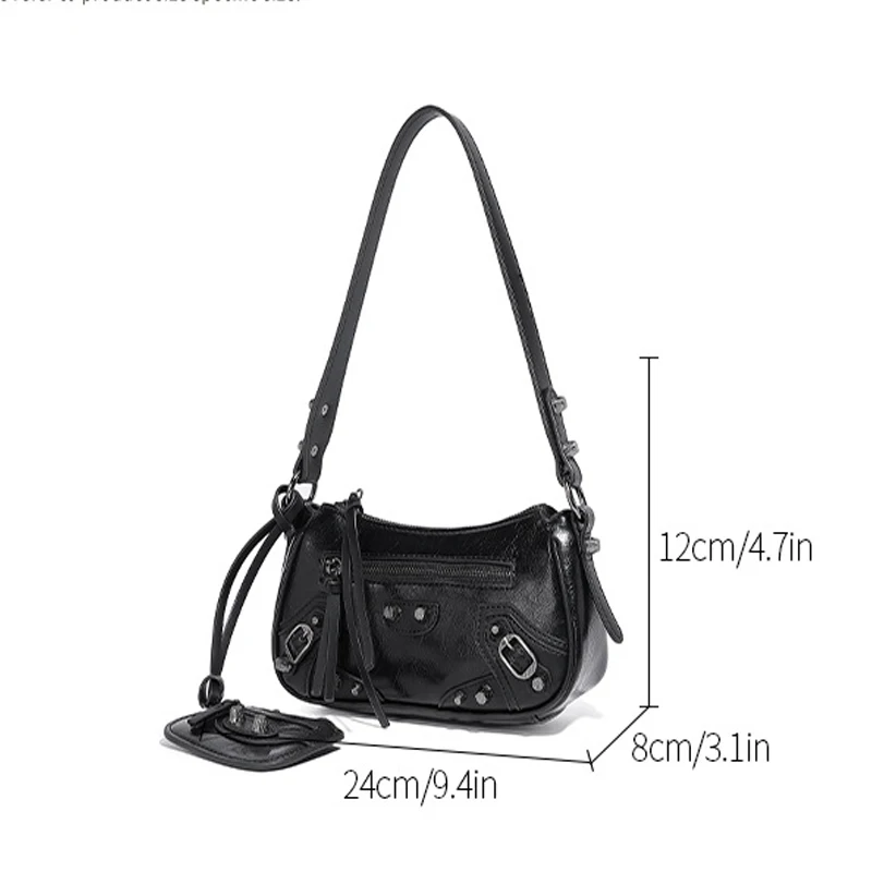 Модная высококачественная сумка в стиле тысячелетия 2024 осенне-зимняя новая