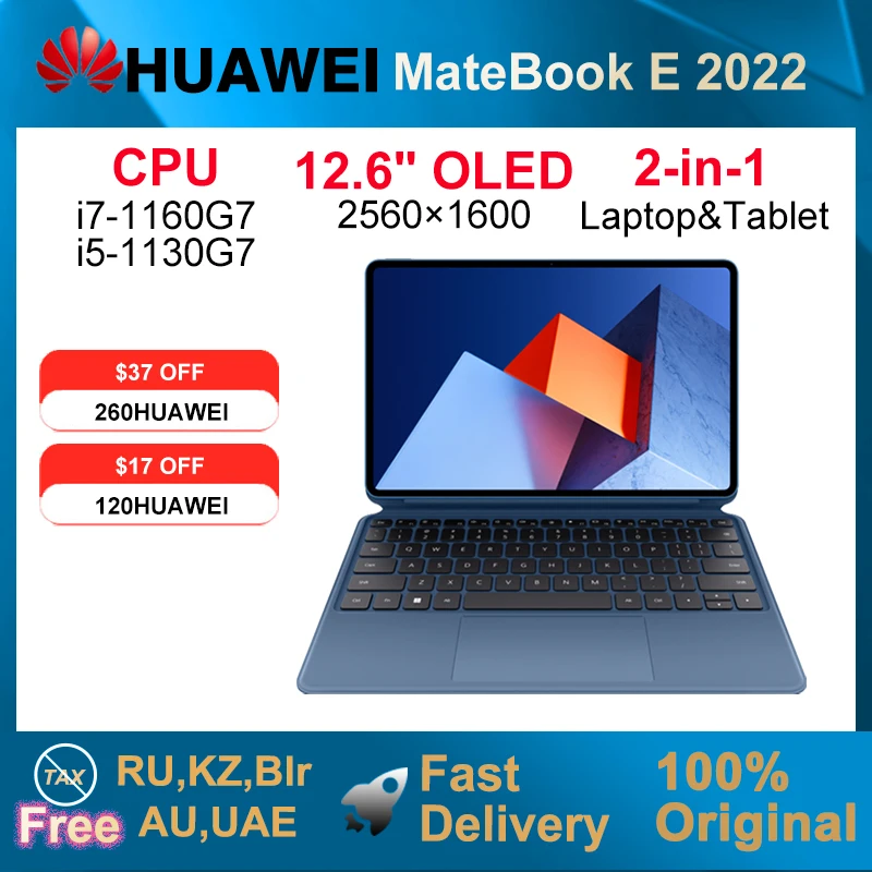 Мини-Планшет HUAWEI MateBook E, 2022 дюйма, OLED, Windows 11 | AliExpress