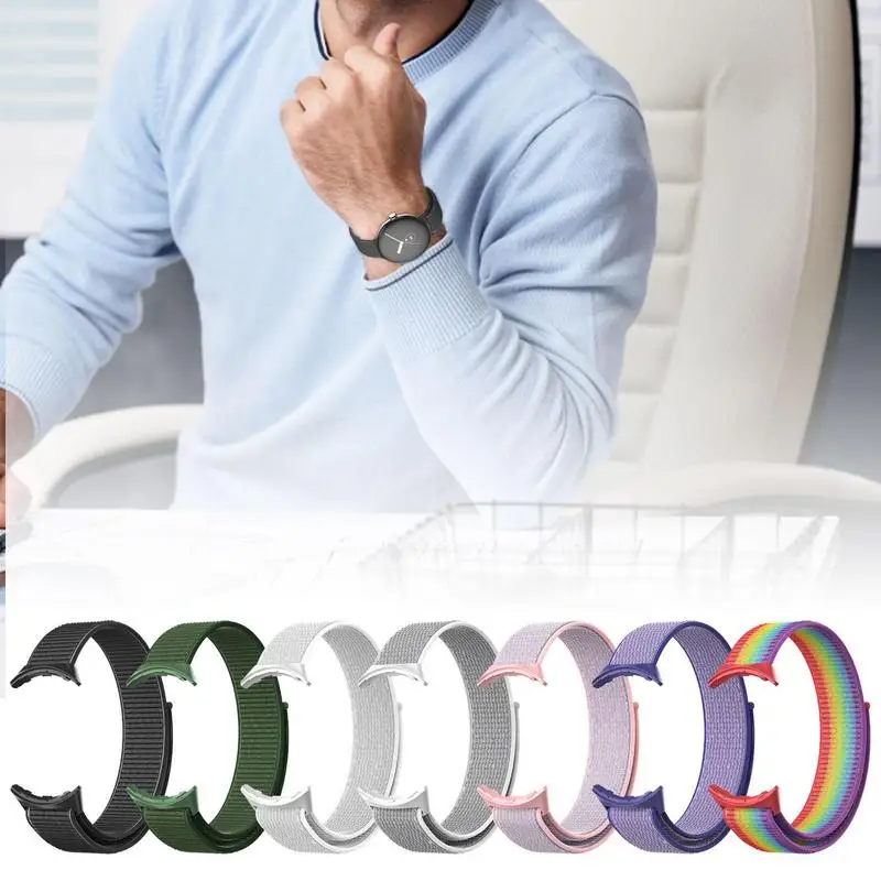 

Ремешок нейлоновый для Google Pixel Watch, спортивный сменный Браслет для Pixel Watch Smartwatch, аксессуары для наручных часов