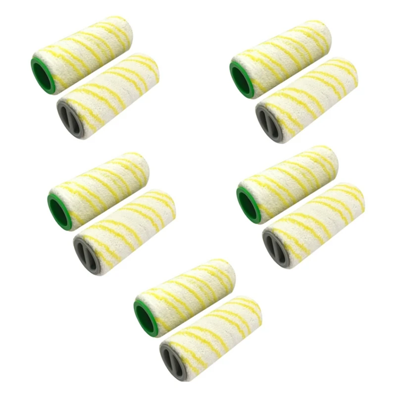 

10PCS Cleaner Roller Brush Main Brush For KARCHER FC3D FC5 Cordless Vacuum Cleaner Hard Floor Er Cleaner Rolling Brushes
