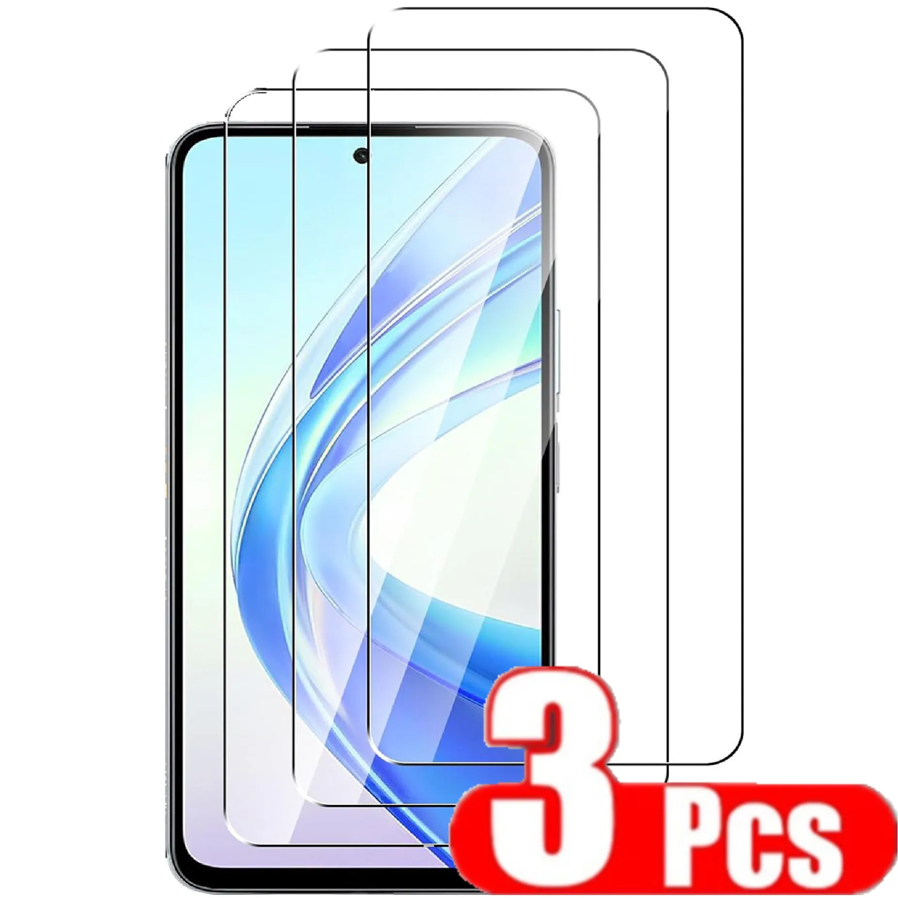 Защитное стекло закаленное для Honor X8b X7b X8a X7a X6a X8 5G X7 X6 X6S X5 Plus HD 3 шт.