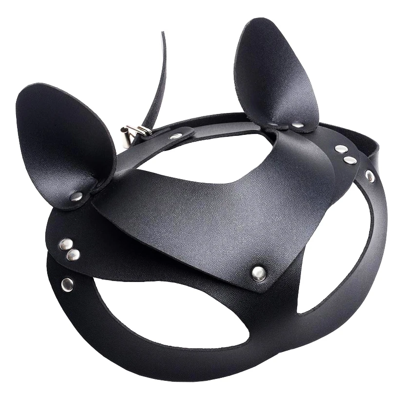 Маска эротическая Кошечка для ролевых игр БДСМ маска карнавальная игрушки