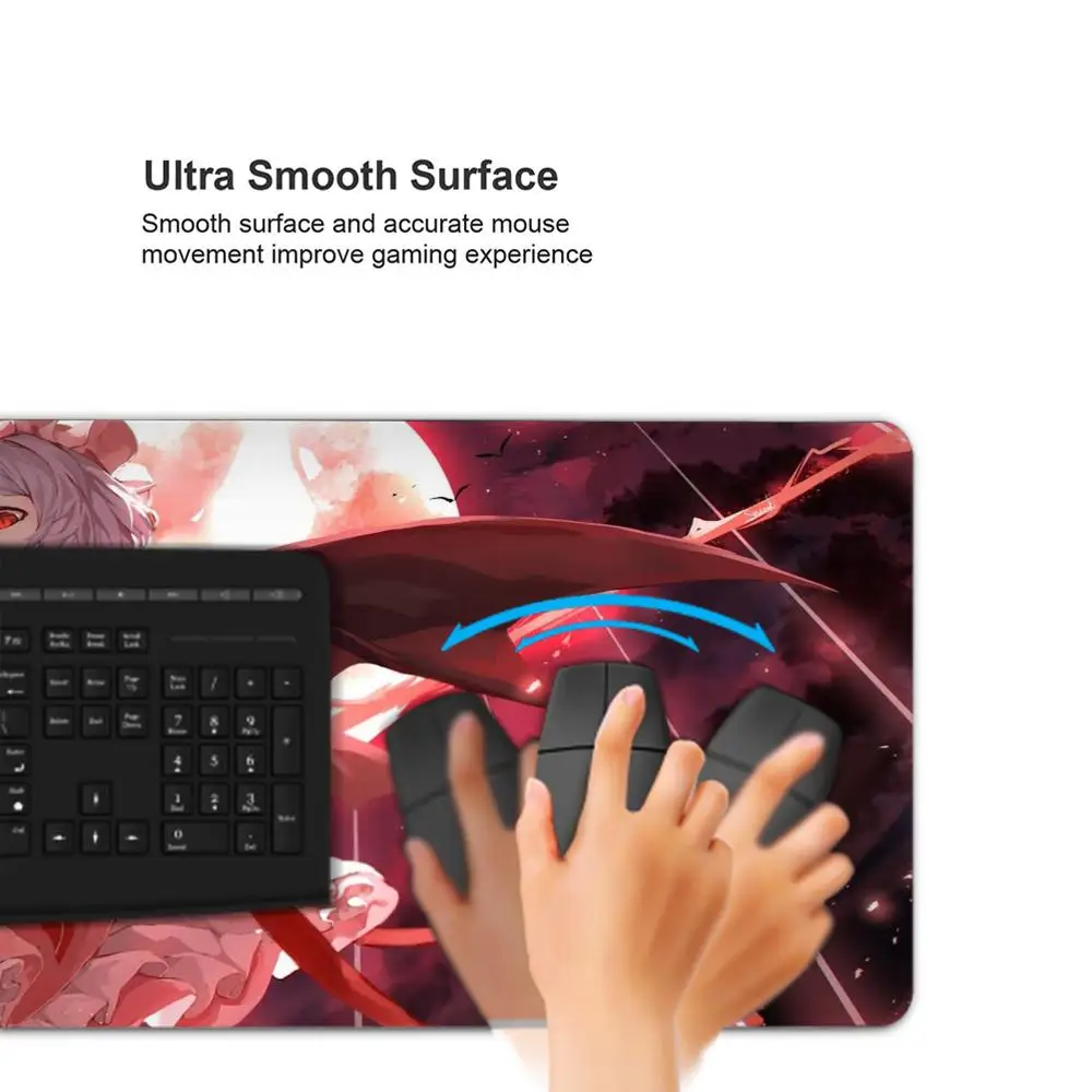 Remilia Scarlet Коврик для мыши Клавиатура Luge 1200X600 мм Настольный коврик ПК Геймер