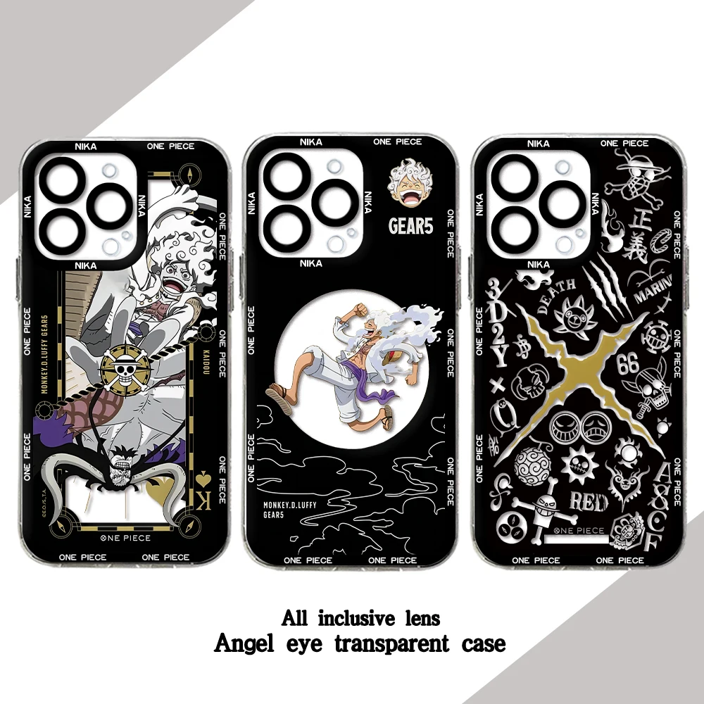Фото Чехол для телефона с аниме Luffys Gear 5 для Samsung S24 S23 S22 S21 S20 S10 FE Note20 Note10 Plus №3