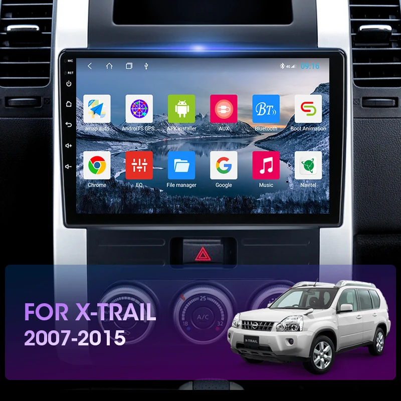 vtopek 4gwifi 2din android 11 car radio video player navigation gps for nissan x trail 2007 2015 xtrail x trail t31 head unit free global shipping