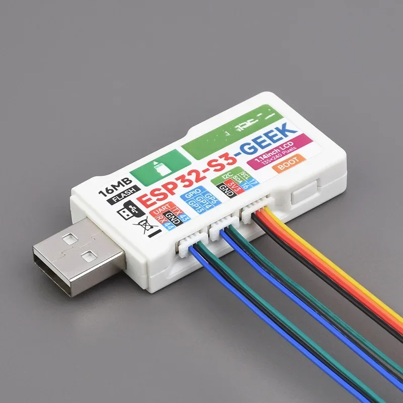 Умная плата Weixue ESP32-S3 Geek 1 14 дюйма 65K цветной ЖК-дисплей мужская Wi-Fi/Bluetooth