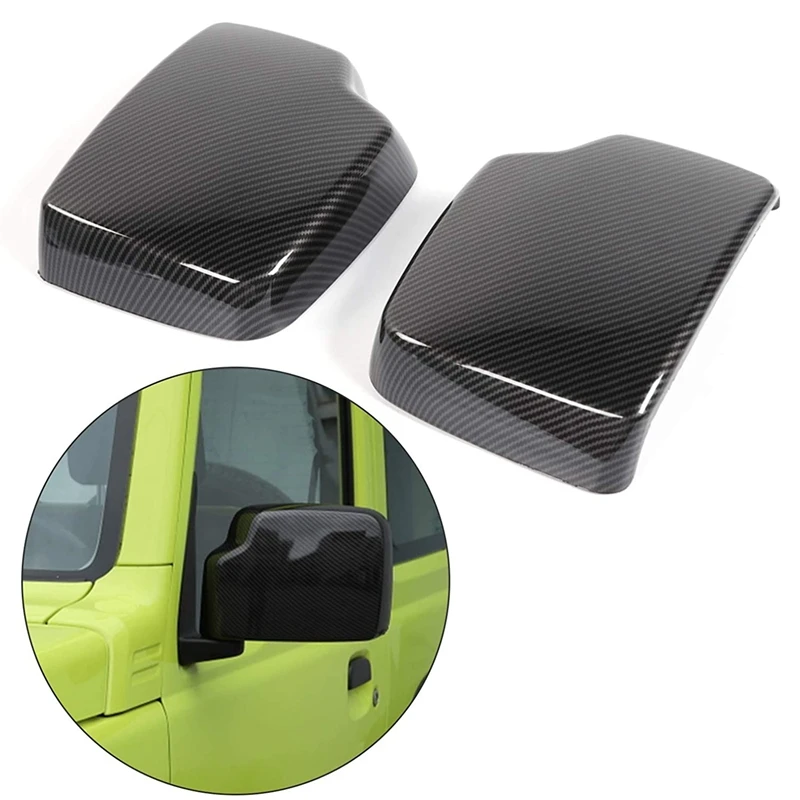 Крышка внешнего зеркала заднего вида из углеродного волокна ABS подходит для Su-Zu-Ki