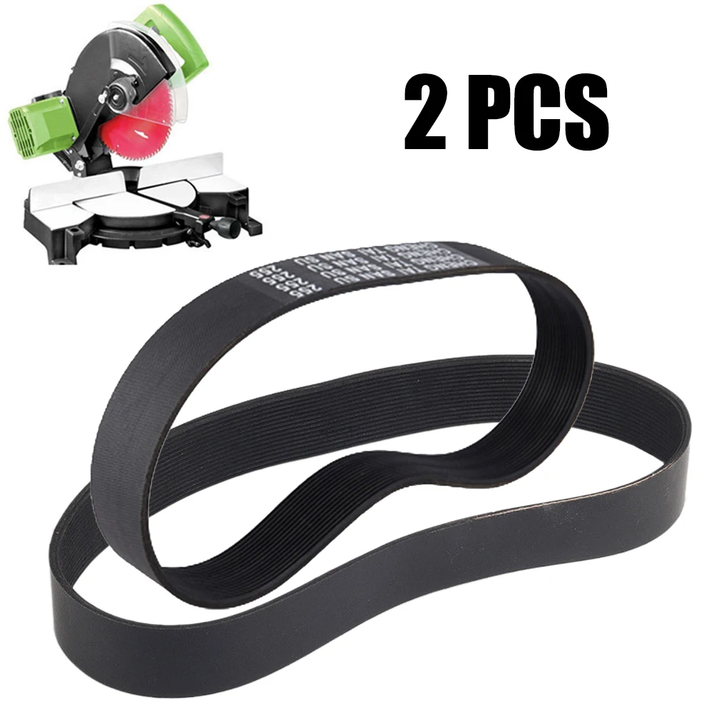 

2pcs Electric Sawing Machine Driving Belt Girth 490mm For 255 Electric Steel Mitre Saw Cutting Machine Power Tools Accessories