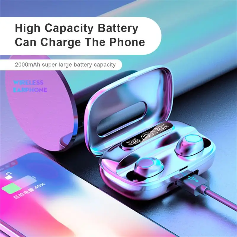 

TWS-стереонаушники M9 с поддержкой Bluetooth и микрофоном