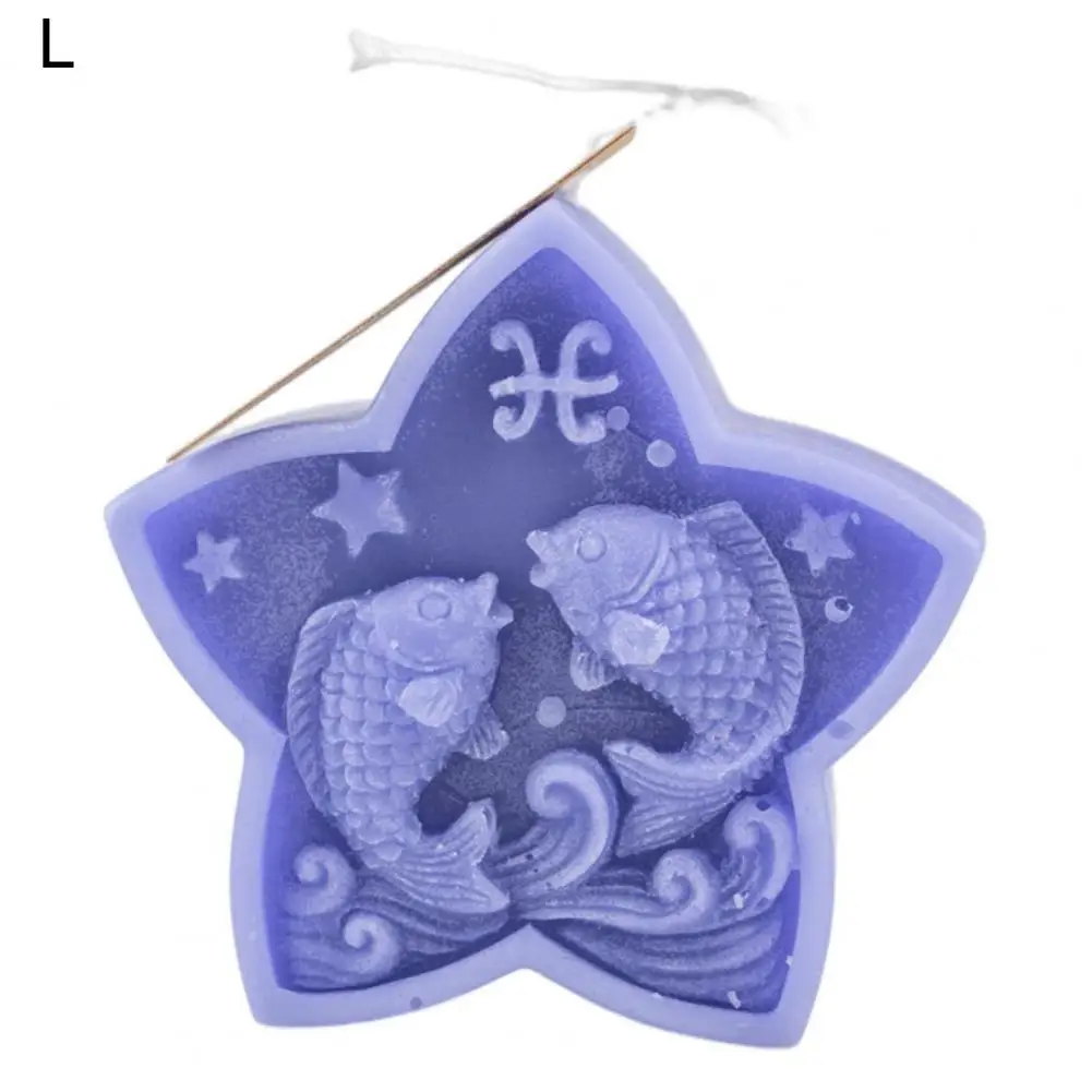 Соевый воск 75 г уникальная нежная Ароматизированная Свеча в форме звезды для