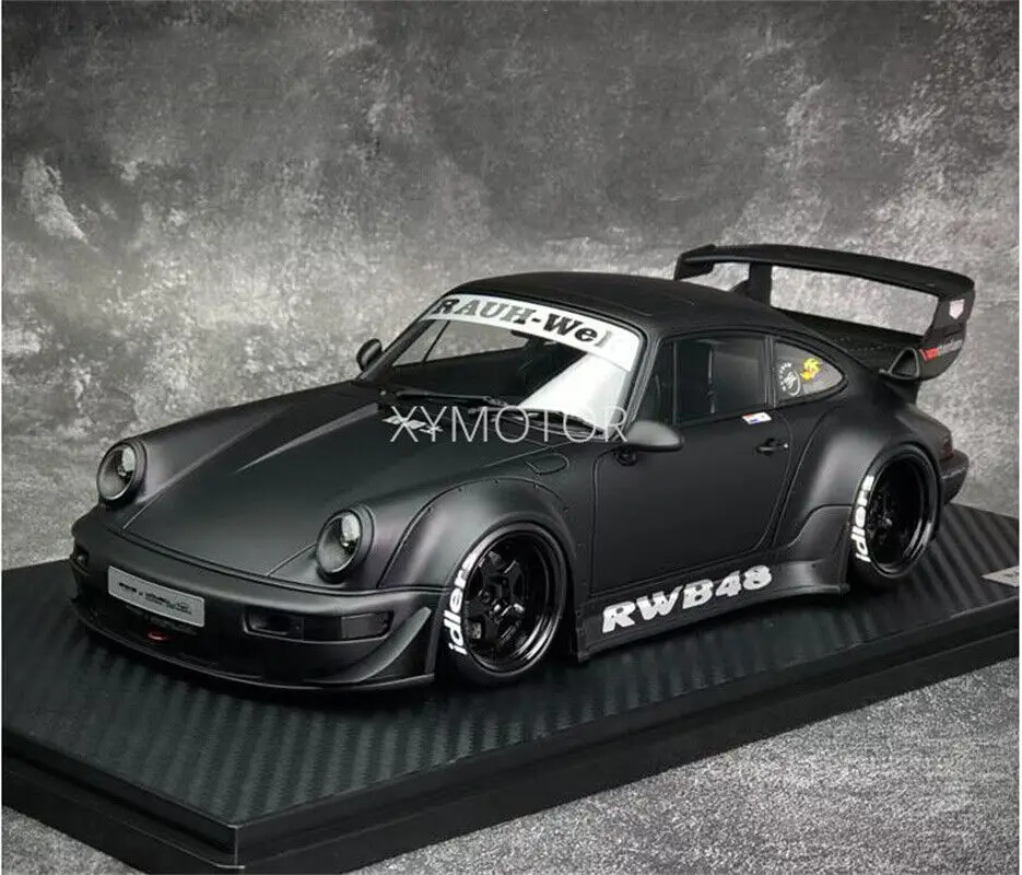 

IG 1/18 For Porsche 964 RWB 48 EUROPE Resin Diecast Model Car I am sterdam RAUH-Welt Display Collection Ornaments