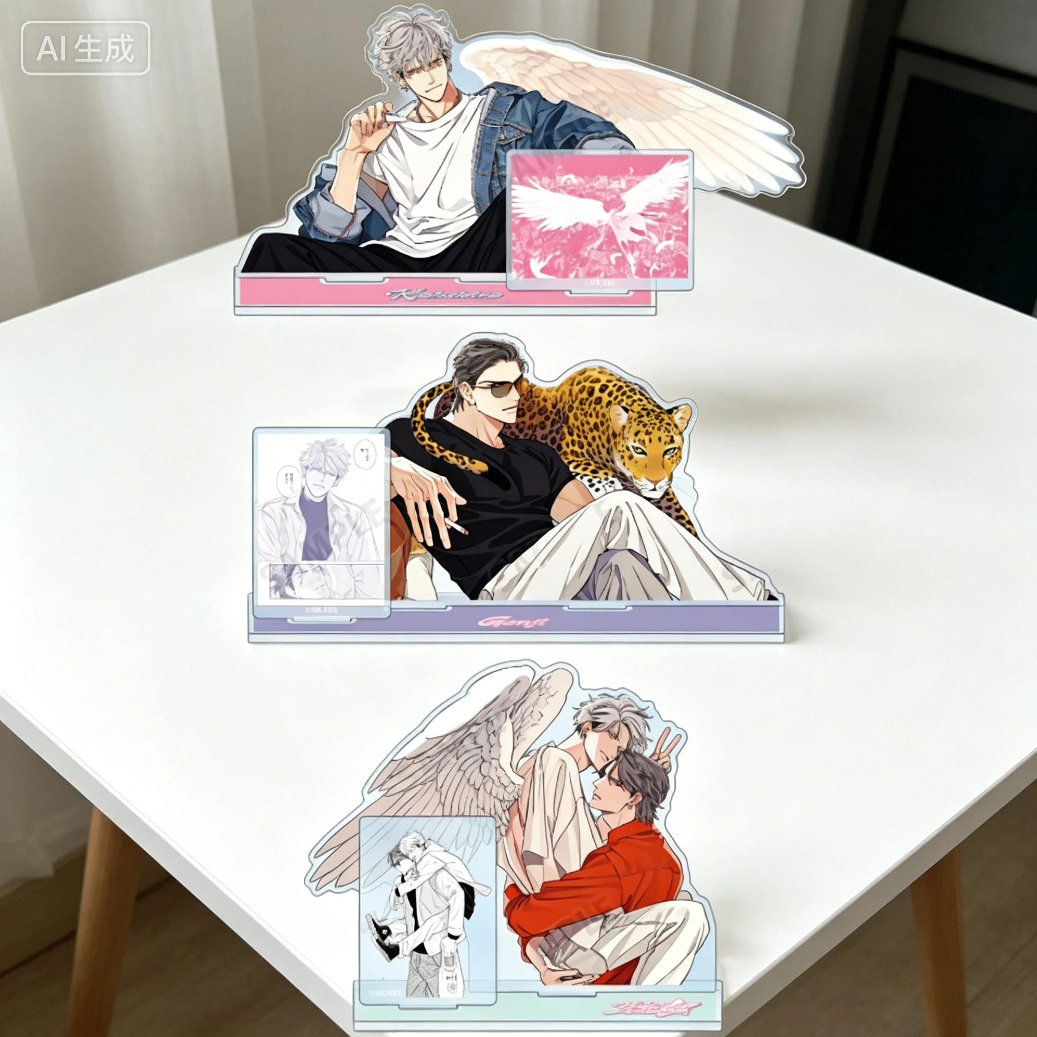 Фото Акриловая фигурка BL HIS LITTLE AMBER Koshiro Genji, подставка-модель, брелок, украшение для спальни, подарки на праздники №1