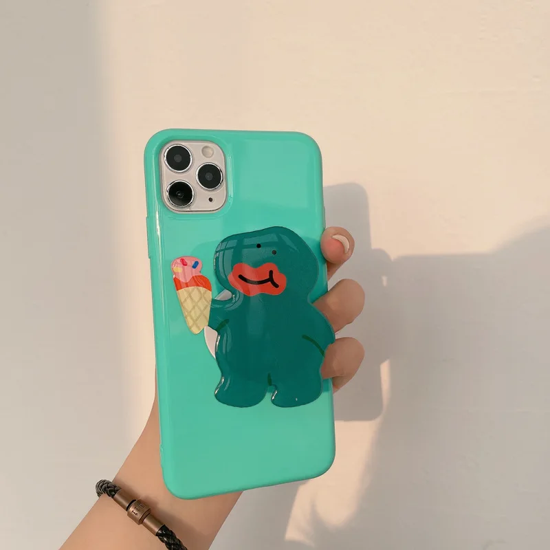 

Cute and quirky dinosaur stand suitable for iPhone 15 14plus 13pro 12promax 11 XS XR XSmax phone case