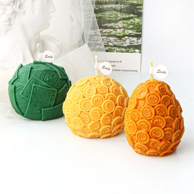 Силиконовая Форма Для Свечей В Форме Денег Доллара Ароматизированная Свеча