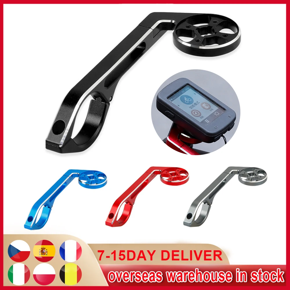 

Multifunctional Bicycle Computer Extension Rack Road MTB Bike Cycling Aluminum Computer Stopwatch Speedometer Stem Mount Holder