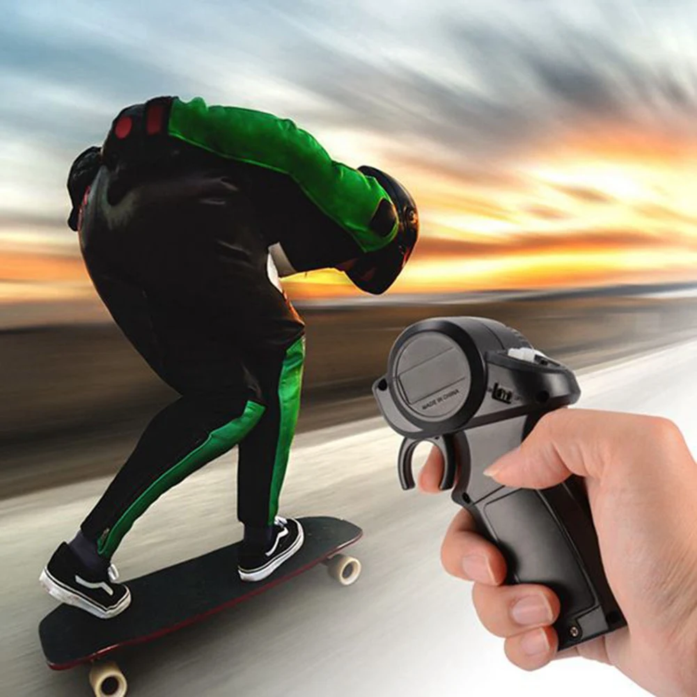 

2.4Ghz Mini Remote Controller Receiver for Electric Skateboard Longboard,Black