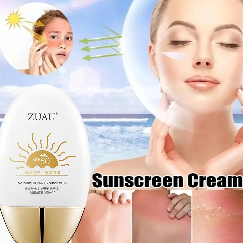 

SPF50+ Sunscreen Cream Spf50 Gel Isolation Lotion For Men And Women Moisturizing Whitening Waterproof Refreshing Water