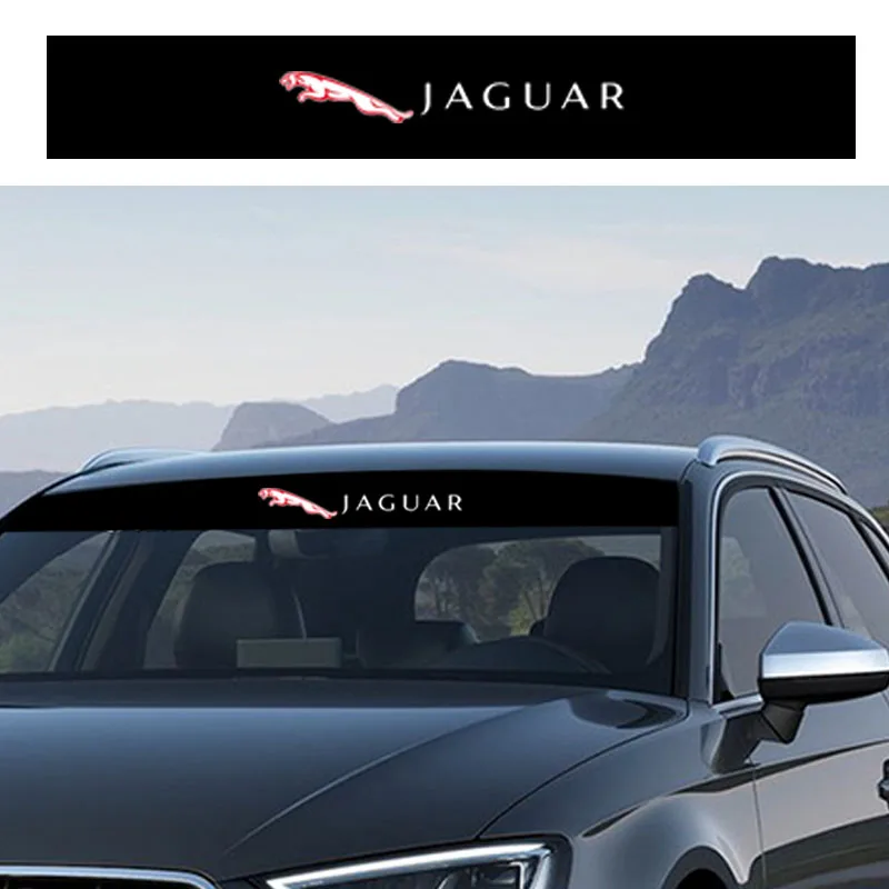 

Car Stickers Front Windshield Stickers Vinyl Decal Automobile Decoration Sticker for Jaguar F-TYPE F-PACE E-PACE I-PACE XF XE XJ