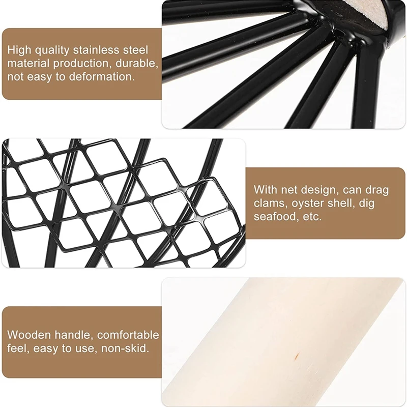 Грабли с пятью когтями инструмент для скарирования грабли морепродуктов