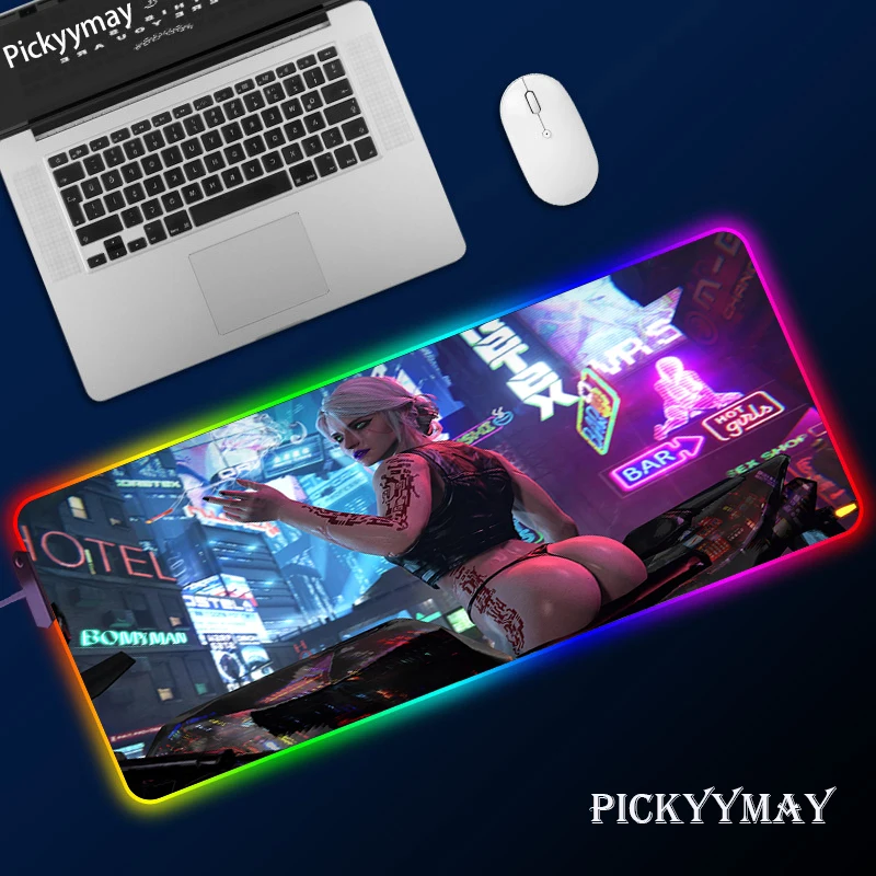 

Большой коврик для мыши RGB Xxl, игровой коврик для мыши, Настольный коврик для ПК, светодиодный коврик для мыши, игровой коврик для мыши в стиле...