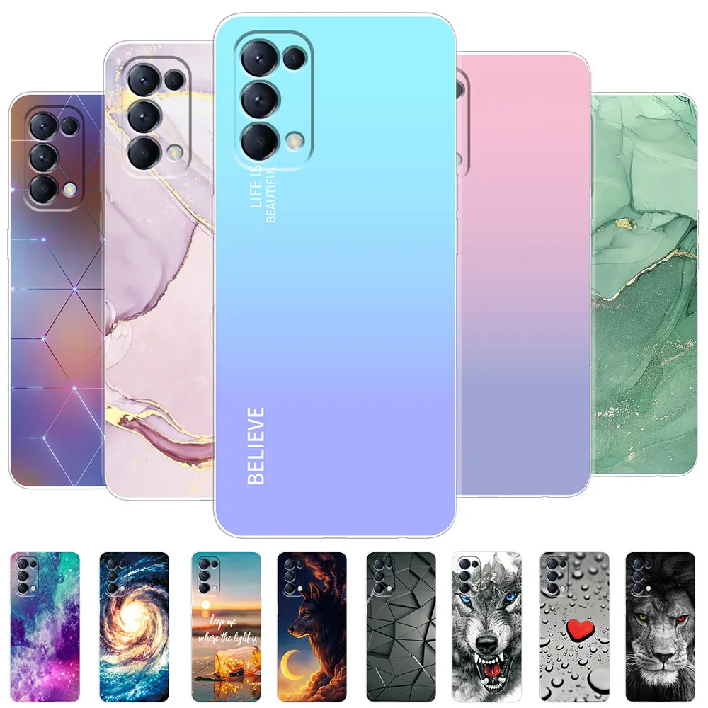Чехол для Oppo Find X3 Lite, чехол для OPPO Find X3 Neo Para, мраморный мягкий прозрачный силиконовый зеркальный чехол для Oppo FindX3 X 3 Lite, чехлы