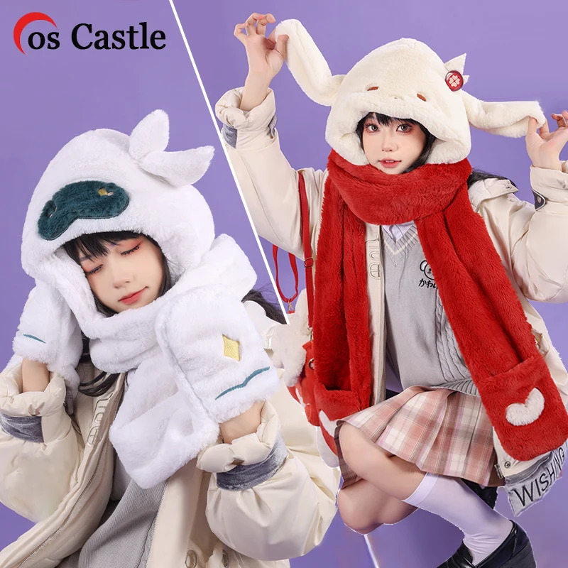 

Комплект из шапки, шарфа, перчаток и воротника для женщин