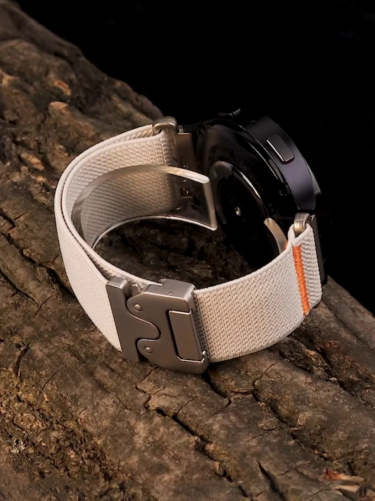 Фото Нейлоновый ремешок для часов 22 мм 20 мм для Xiaomi Redmi Watch 5 Active Band Регулируемый парашютный браслет на запястье Redmi Watch 5 Lite Ремешки №4