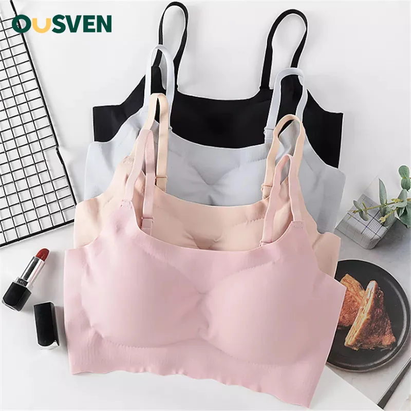 

Бюстгальтер женский бесшовный из вискозы с чашками пуш-ап