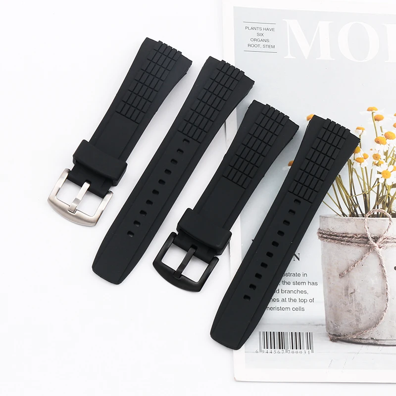 26mm men's rubber watch band For Seiko VELATURA/SRH 006 013 SPC007J1 SNAE17 waterproof sports silicone watch strap buckle