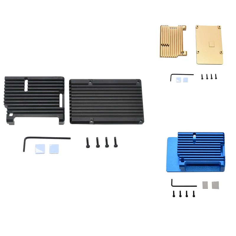 

Металлический защитный корпус радиатора 3-го поколения для Raspberry Pi 3B