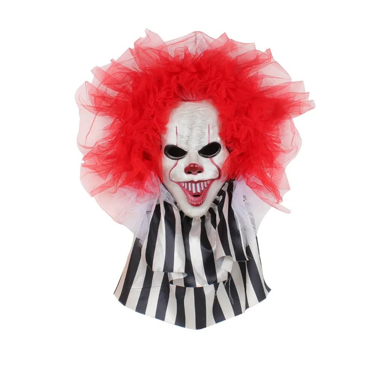 

Halloween Horror Clown Wreath Door Hanging Wreath Decoration Wall Hanging Ghost Festival Party Scene Ornament