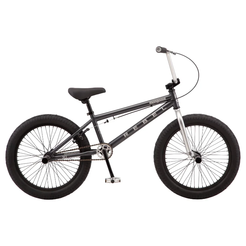 

Велосипед BMX Mongoose Rebel X1, 20 дюймов Колеса, мальчики/девочки, серый велосипед