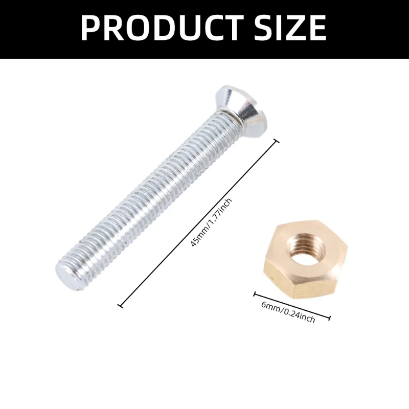 M17B 4 шт. универсальный крепежный винт панели проигрывателя сменный 6 мм из