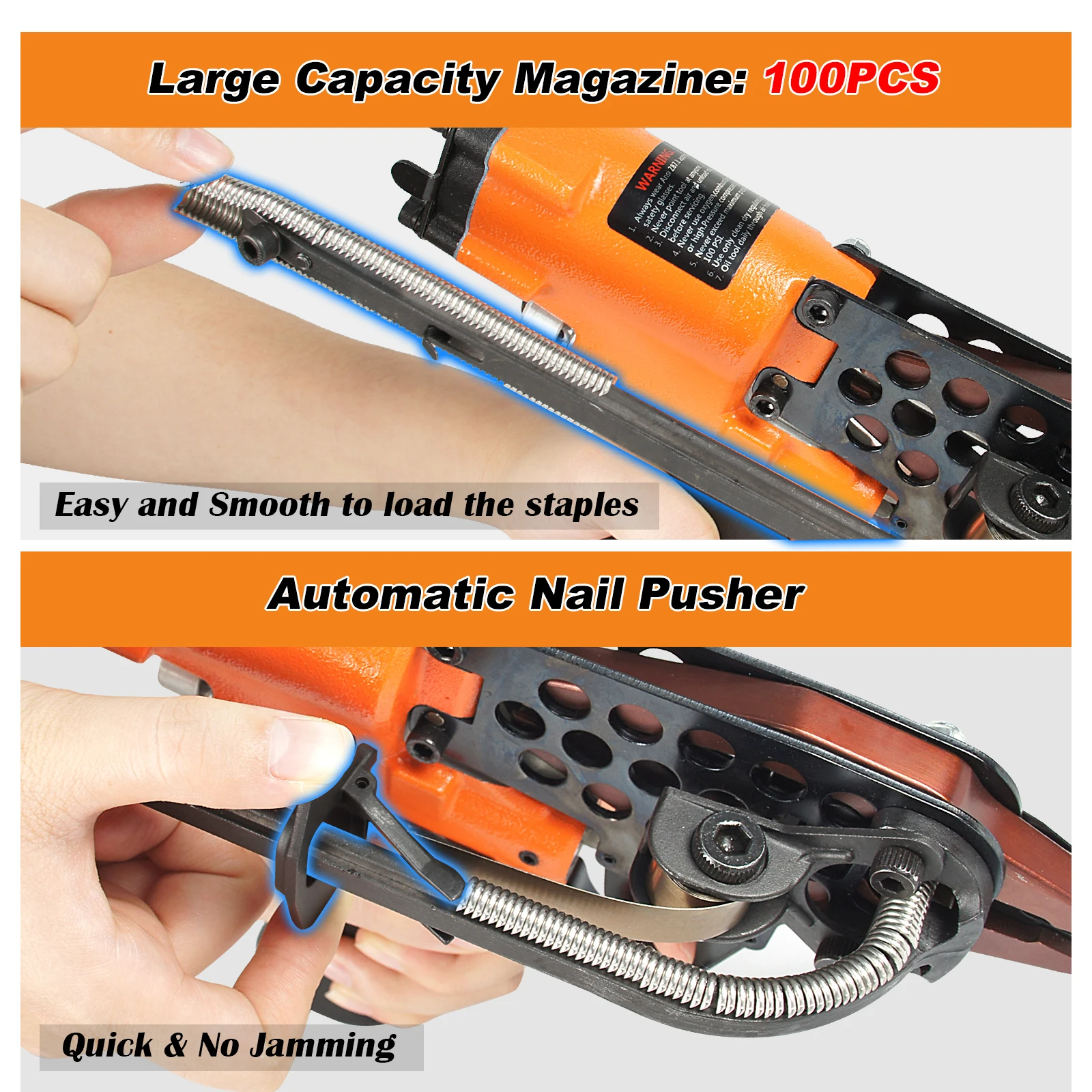 KAMSIN K-SC760 16-калиметрический пневматический степлер для свиных колец подходит