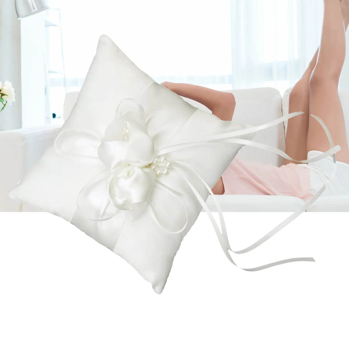 20*20 см обручальное кольцо подушка украшение на день рождения для девочки