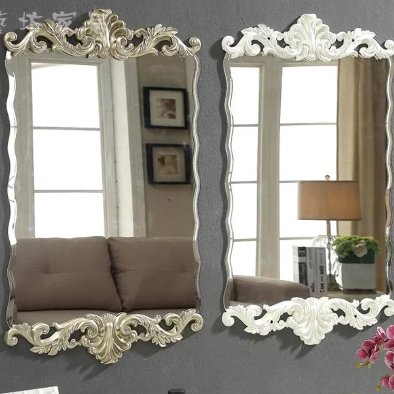 

Big Wall Mirror Hanging Nordic Design Vintage Aesthetic Mirror Baby Room Decoration Miroir Mural Room Decoration Aesthetic