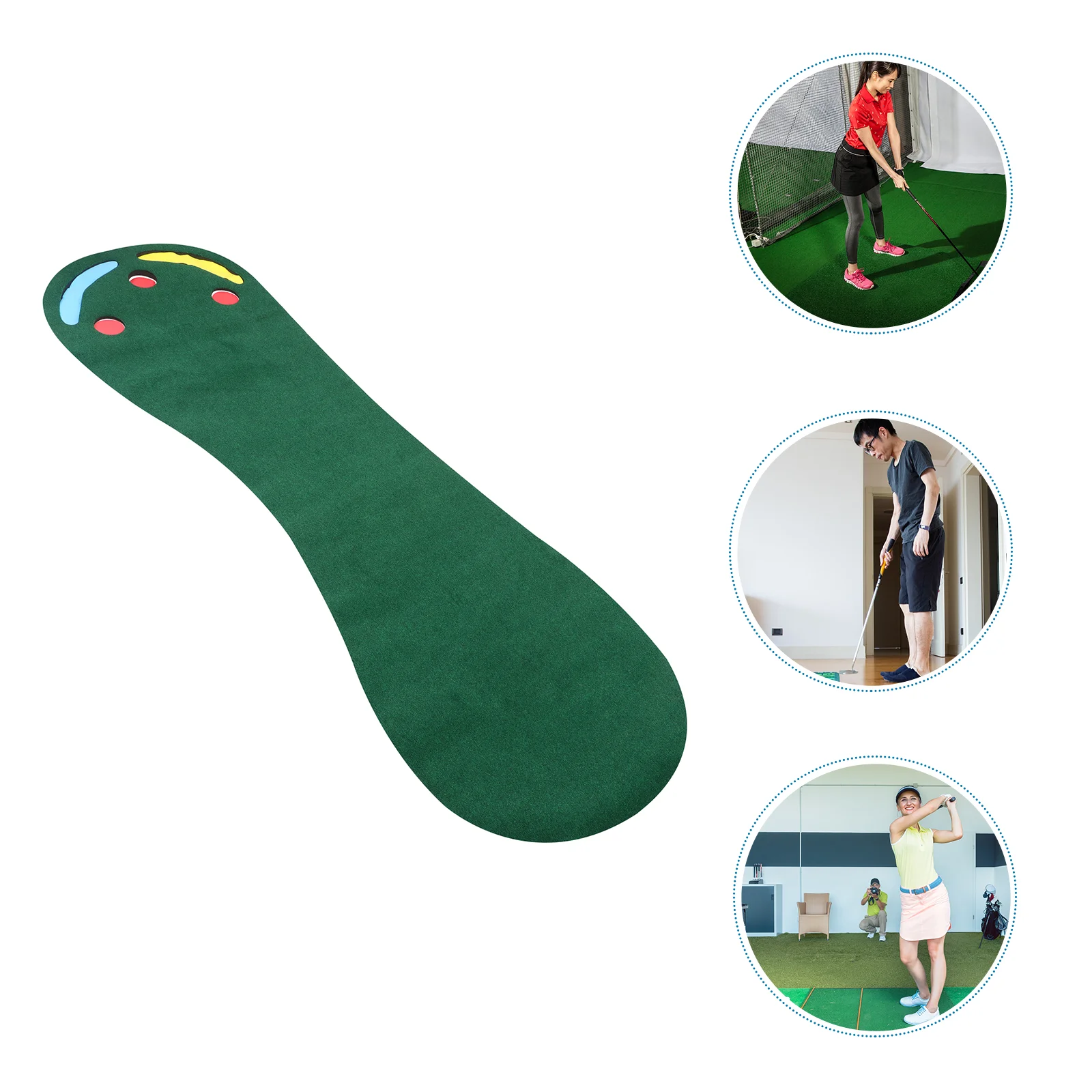 

1pc Indoor Pad Portable Floor Flock Pad for Training