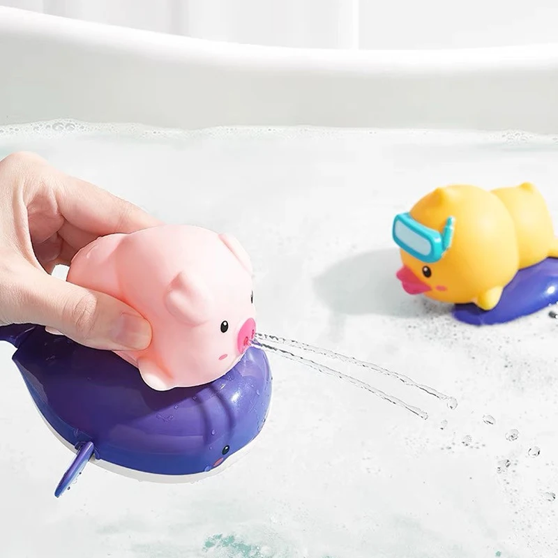 Детские игрушки для душа заводная игрушка ванны игры с распылителем воды