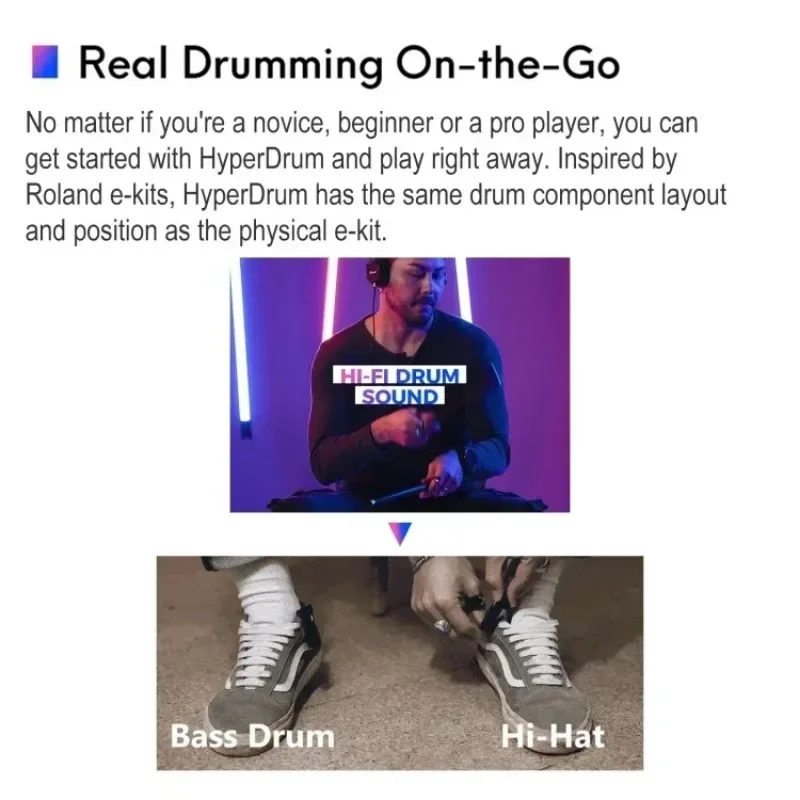 Хорошая отзыв гипербарабан соматосенсорная виртуальная барабанная установка