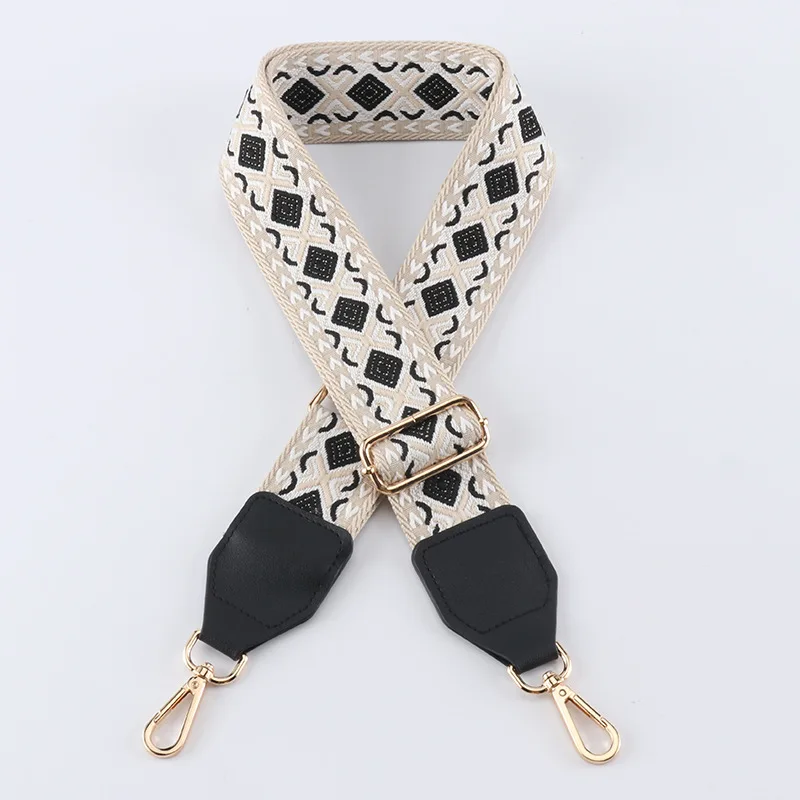 

Crossbody Adjustable Belt Female Accessories for Handbags Rhombus Jacquard Bag Strap