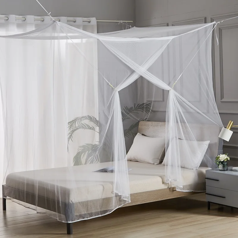 

Camping Net White Mesh Portable Square Foldable Mosquito Control Mosquito Net Lightweight Outdoor Camping Tent Sleeping Summer
