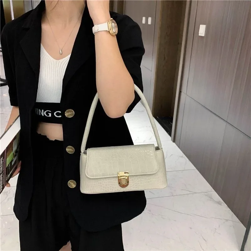 MBTI модная сумка на плечо для женщин однотонная повседневная маленькая из